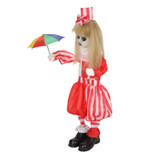 3.3-Ft. Standing Animated Girl with Umbrella Animatronic