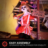 3.3-Ft. Standing Animated Girl with Umbrella Animatronic