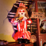 3.3-Ft. Standing Animated Girl with Umbrella Animatronic