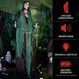 7.1-Ft. Standing Animated Reaper Animatronic
