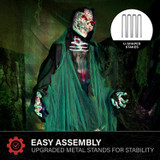 7.1-Ft. Standing Animated Reaper Animatronic