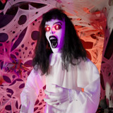5.9-Ft. Standing Raising Lady Animatronic