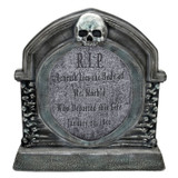 2.1-Ft. Pushout Skull Tombstone Animatronic
