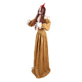 5.4-Ft.Standing Pop-Up Creepy Lady Animatronic