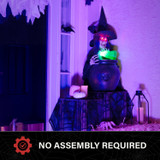 1.8-Ft. Witch Pouring Potion Tabletop Animatronic