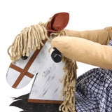 2.1-Ft. Bear Riding Rocking Horse Animatronic