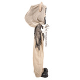 3.3-Ft. Standing Animated Burlap Bear Animatronic