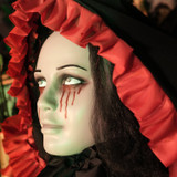 5.5-Ft. Standing Double Face Lady Animatronic
