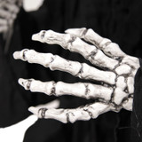 3.9-Ft. Sitting Reaper with Hide and Seek Ghost Animatronic
