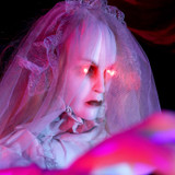 5.5-Ft. Standing Double Face Bride Animatronic