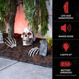 1.3-Ft. Giant Talking Skeleton with Hands