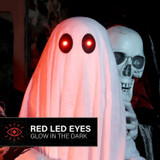 5.9-Ft. Standing Animated Reaper with Ghost Animatronic