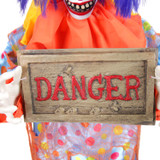 5.5-Ft. Standing Jump Scared Clown Animatronic