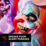 5.6-Ft. Standing Double Headed Animated Clown Animatronic