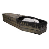 5.2-Ft. Life Size Animated Reaper in Coffin Animatronic