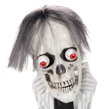 5.6-Ft. Standing Animated Zombie with Bloody Knife & Decapitated Head Animatronic