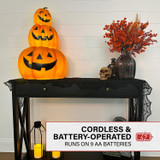 2.4-Ft. 3 Stacking Pumpkins Blow Mold with Lights