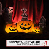 2.4-Ft. 3 Stacking Pumpkins Blow Mold with Lights