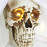 4.1-Ft. Touch-Activated Lightup Ghost with Tomb Halloween Accessory