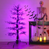 5-Ft. Dancing Halloween Tree with Purple LED Lights and Sound