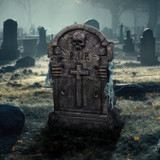 2.5-Ft. Tombstone Lifter by Tekky, Premium Halloween Animatronic