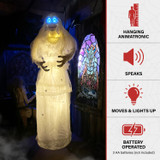 5-Ft. Touch-Activated Animated Hanging Spinning Bride Halloween Animatronic