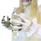 5-Ft. Touch-Activated Animated Hanging Spinning Bride Halloween Animatronic