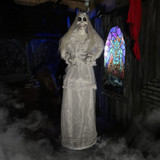 5-Ft. Touch-Activated Animated Hanging Spinning Bride Halloween Animatronic