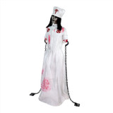 5.2-Ft. Animatronic Convulsing Nurse by Tekky Halloween Decoration with Motion-Activated Sounds