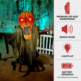 4.5-Ft. Scary Groundbreaking Jack Halloween Animatronic by Tekky