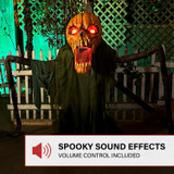 4.5-Ft. Scary Groundbreaking Jack Halloween Animatronic by Tekky