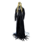5.9-Ft. Touch-Activated Animated Standing Masquerade Lady Halloween Animatronic