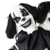 5.6-Ft. Animatronic Two-Headed Clown with Lights and Sound, Indoor/Covered Outdoor Halloween Decoration