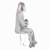 2.9-Ft. Animatronic Gravely Granny by Tekky Halloween Decoration with Motion-Activated Sounds