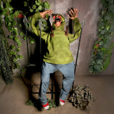 4.4-Ft. Voice-Sensor Impaled Zombie Halloween Animatronic