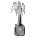 5.5-Ft. Animatronic Haunted Angel Statue with Lights and Sound, Indoor/Covered Outdoor Halloween Decoration