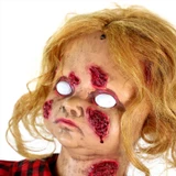 3.2-Ft. Voice & Sound-Sensor Rocking Horse Girl Halloween Animatronic