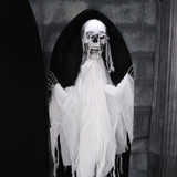 6.7-Ft. Motion-Triggered Mausoleum Halloween Animatronic by Tekky
