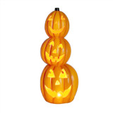3-Ft. Jack-o-Lantern Stack Statue with LED Lights