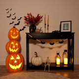 3-Ft. Jack-o-Lantern Stack Statue with LED Lights