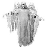 2.6-Ft. Rising Ghost Woman by Tekky, Premium Halloween Animatronic