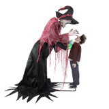 7-Ft. Motion-Sensor Soul Harvester Halloween Animatronic by Tekky