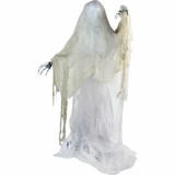 Haunted Hill Farm Life Size Poseable Animatronic Ghoul with Multi-Colored Body Lilith