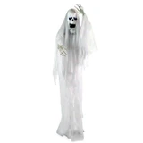 6-Ft. Animatronic Ghost with Lights and Sound, Indoor or Covered Outdoor Halloween Decoration