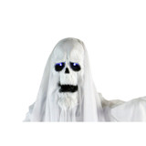6-Ft. Animatronic Ghost with Lights and Sound, Indoor or Covered Outdoor Halloween Decoration