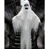 6-Ft. Animatronic Ghost with Lights and Sound, Indoor or Covered Outdoor Halloween Decoration