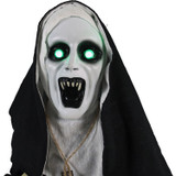 Haunted Hill Farm Life-Size Animatronic Talking Sister Dreadfull Witch with Flashing Green Eyes