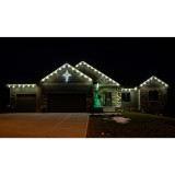 Fraser Hill Farm 4-Ft Bethlehem Star in Pure White/Gold 51H x 36W Giant Outdoor LED Lights