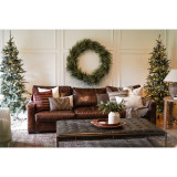 Fraser Hill Farm Buffalo Fir Slim Christmas Tree, Various Sizes and Lighting Options