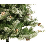 Fraser Hill Farm Buffalo Fir Slim Christmas Tree, Various Sizes and Lighting Options
